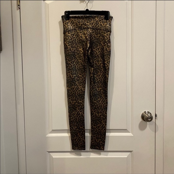 Spanx Faux Leather Leopard Leggings - Picture 7 of 7